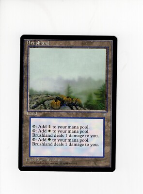 Brushland Ice Age NM- MTG Magic the Gathering g | eBay