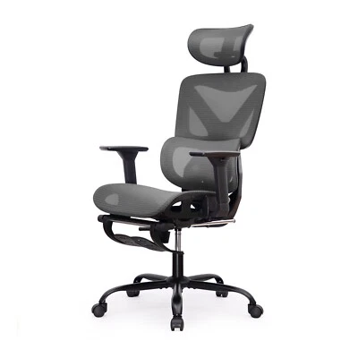 LAUSAINT HOME Deluxe Mesh Ergonomic Office Chair with Adjustable Lumbar Support