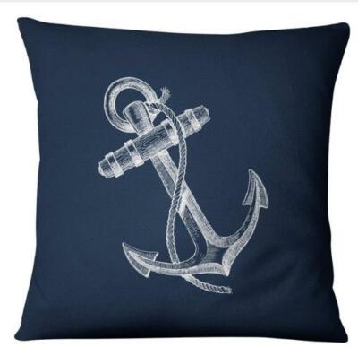 Kissenbezug Kissenbezug Meer Ozean Boot 45x45 cm 