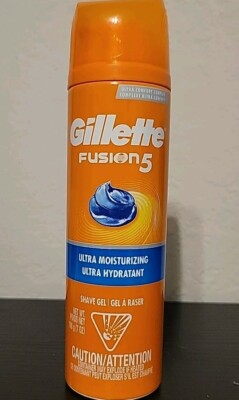 GILLETTE FUSION 5 HYDRAGEL Ultra MOISTURIZING 7OZ Shave Gel new