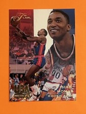 1994 Flair USA Detroit Pistons Basketball Card #101 Isiah Thomas Rookie Year