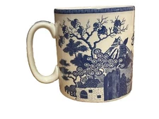 SPODE ENGLAND BLUE ROOM GOTHIC CASTLE MUG EXCELLENT!