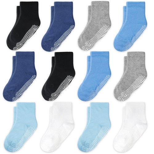Crew Grip Socks Youth Solids & Light Blue 12 pair eBay