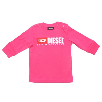 6655AC girls jersey GIRL DIESEL fuchsia cotton t-shirt kid