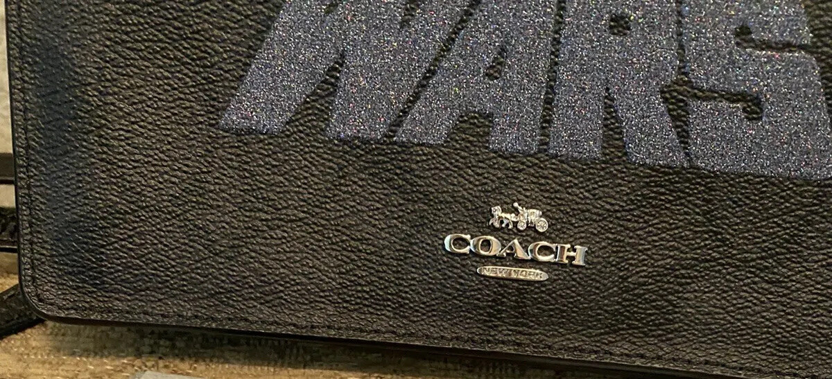 Coach Star Wars Collaboration Signature Canvas Crossbody Bag NWT