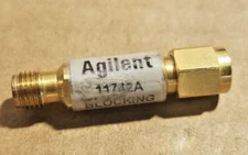 Keysight Agilent HP 11742A 3.5mm(m-f) 0.045-26.5GHz RF DC Block Capacitor #600