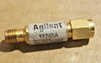 Keysight Agilent HP 11742A 3.5mm(m-f) 0.045-26.5GHz RF DC Block Capacitor #600