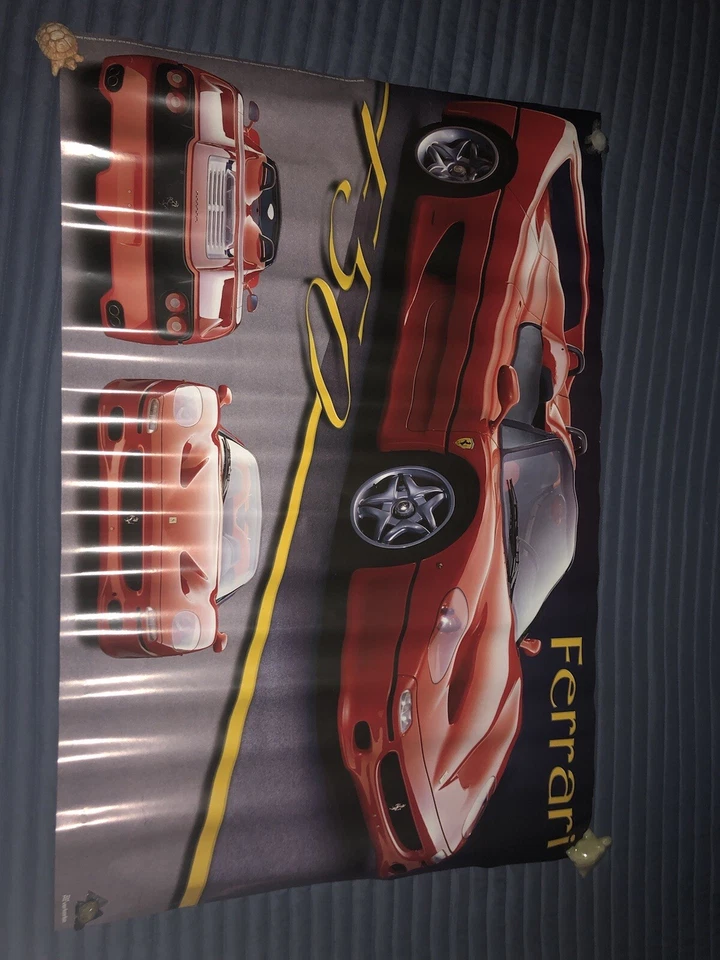 Póster Ferrari vintage años 80/90 RARO Foto 2 de 4