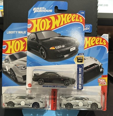 Hot Wheels Skyline Lot GTR-R R35 Liberty Walk + BNR32