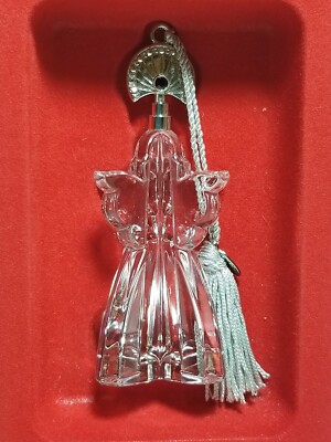 Lenox Pave Jewels Crystal Christmas Ornament Twirly Heavenly Host Angel Garnet