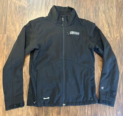 Vintage Spyder XT Weatherproof Breathable Lined Soft Shell Full Zip Jacket Black