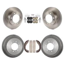 Disc Brake Rotors Ceramic Pad And Drum Front Rear Kit For 2003 Toyota Tacoma 4WD