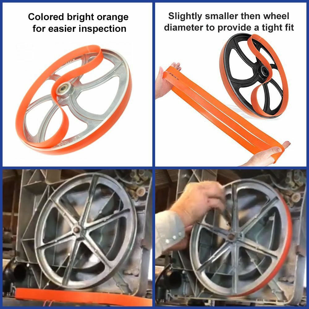 Band Saw Replacement Tire for 14 Inch Wheel ? Replaces Jet/Powermatic