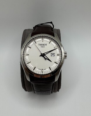 Tissot Couturier Brown Leather Band Stainless Steel 39mm Watch T0354101603100