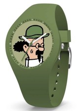 Ice-Watch ICE 015323 Tournesol TINTIN Tim & Struppi green Medium Uhr Silikon NEU