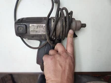 Vintage 1/2" Corded Ac Electric Impact Wrench PROJECT PARTS Black & Decker USA