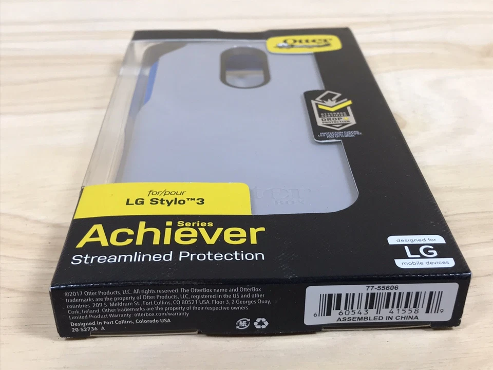 Funda Serie OtterBox Achiever para LG Stylo 3 Auténtica Piedra de Agua Nueva en Lote Antiguo Foto 3 de 3