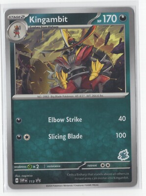 Pokemon Scarlet & Violet Black Star Promo -  Kingambit SVP 113