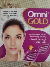 white gold =  omni gold anti mark beauty cream