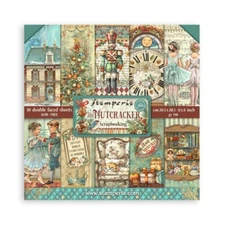Stamperia The Nutcracker 8" x 8" Double Sided Paper Pad Christmas Scrapbook