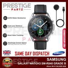 Samsung Galaxy Watch3 SM-R840 Smart Watch WiFi 45mm 4G GPS SILVER+CHARGR