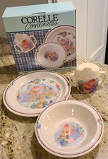 Corelle Coordinates Abundance Melamine Bear Fruit. Children's Set. Sippy Cup