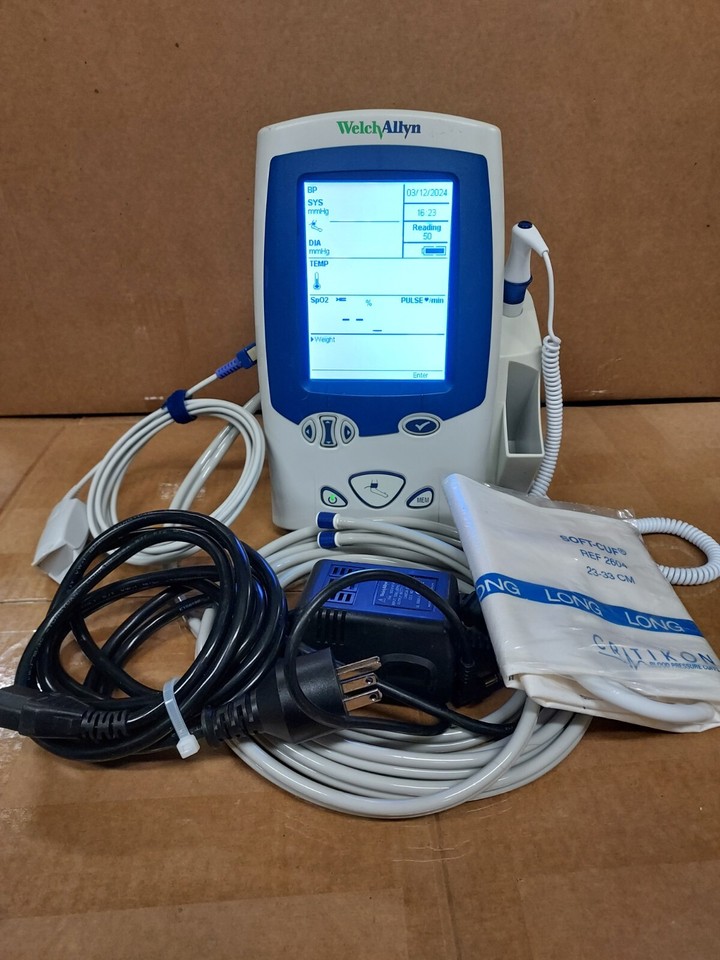 Welch Allyn LXi Spot Vital Signs Monitor 45NT0, W/Acc. NIBP, SPO2