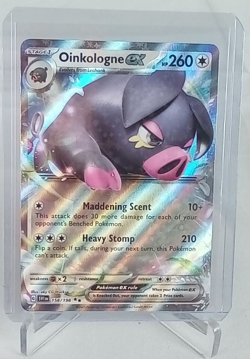 イノムー　e psa8 PILOSWINE-HOLO Oinkologne Ex Hp 260 Holo #158 Pokémon Card 2023 | eBay
