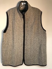 Trachten Madl Vest Waistcoat Loden Tyrol Sz 46 Austria Bin-c