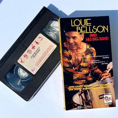 1998 VHS Louie Bellson And His Big Band Live Jazz Music Performance Vintage