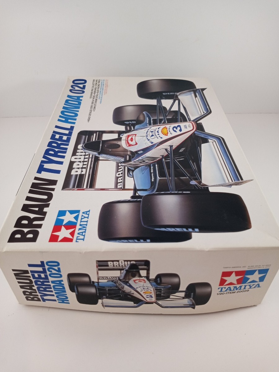 1991 Tamiya 1/20 Braun Tyrrell Honda 020 Plastic Model Kit 20029