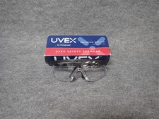 NEW Honeywell Uvex Safety Glasses S99-S1900 Skyper Black Frame Clear Lens EC10