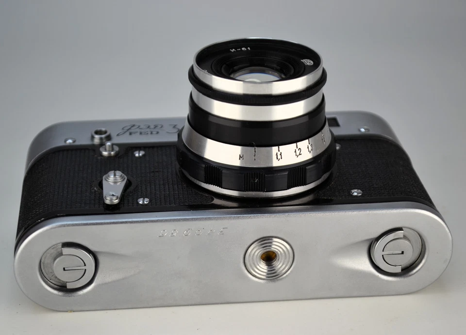 FULLY SERVICED! SOVIET USSR "FED 3" RF camera + INDUSTAR-61 LENS M39 f2.8/53 - Image 4 of 4