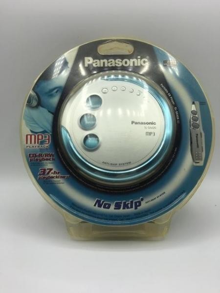 Panasonic Portable CD/MP3 Player with Headphones Metallic Finish