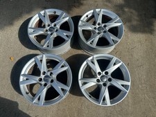 2017-2020 AUDI A4 WHEEL RIM R17 17X7.5 ET38 5 DOUBLE SPOKE FACTORY OEM (4)