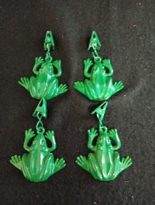 Metal Frog Clips Set of 4