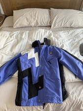 Salt Lake 2002 Olympic Winter Games Jacket Blue/Black/White Size XL