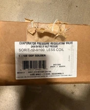 SPORLAN SORIT-12-0/100 Less Coil 1-1/8 ODF Evaporator Pressure Regulator Valve