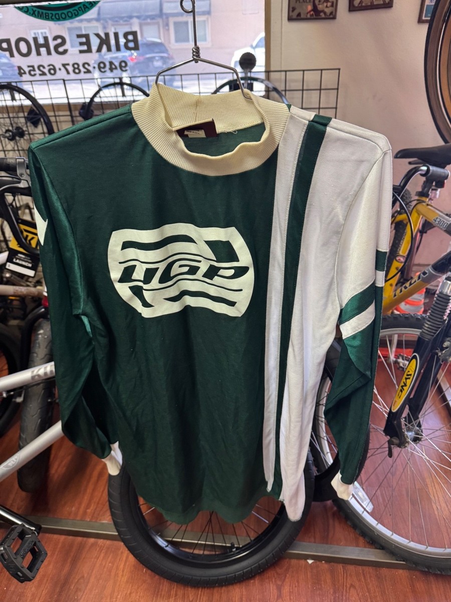 UGP GREEN LARGE JERSEY BMX UNDERGROUND PRODUCTS BMX BIKE BIKES 
