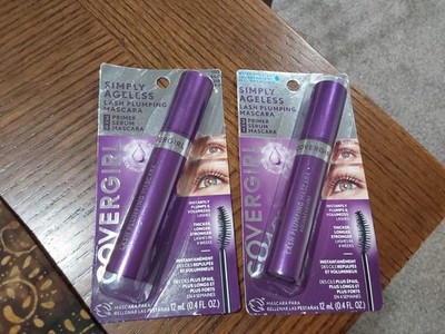 LOT/2 COVERGIRL SIMPLY AGELESS MASCARA FL SZ WATERPROOF & ORIGINAL NEW FREE SHIP