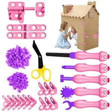 Cardboard Cutter for Kids - 122 PCS Resuable Safe Cardboard Tools for Kids  ...