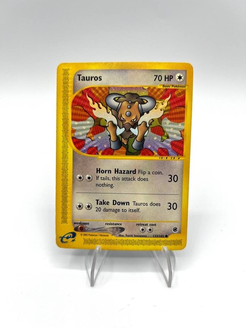 Tauros [Reverse Holo] #133 (Expedition (2002))