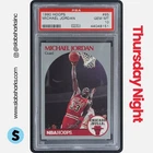 1990 HOOPS #65 MICHAEL JORDAN PSA 10