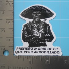 Mexican Sticker Bandido Zapata Chicano Mexico Pride Gloss Pvc Decal