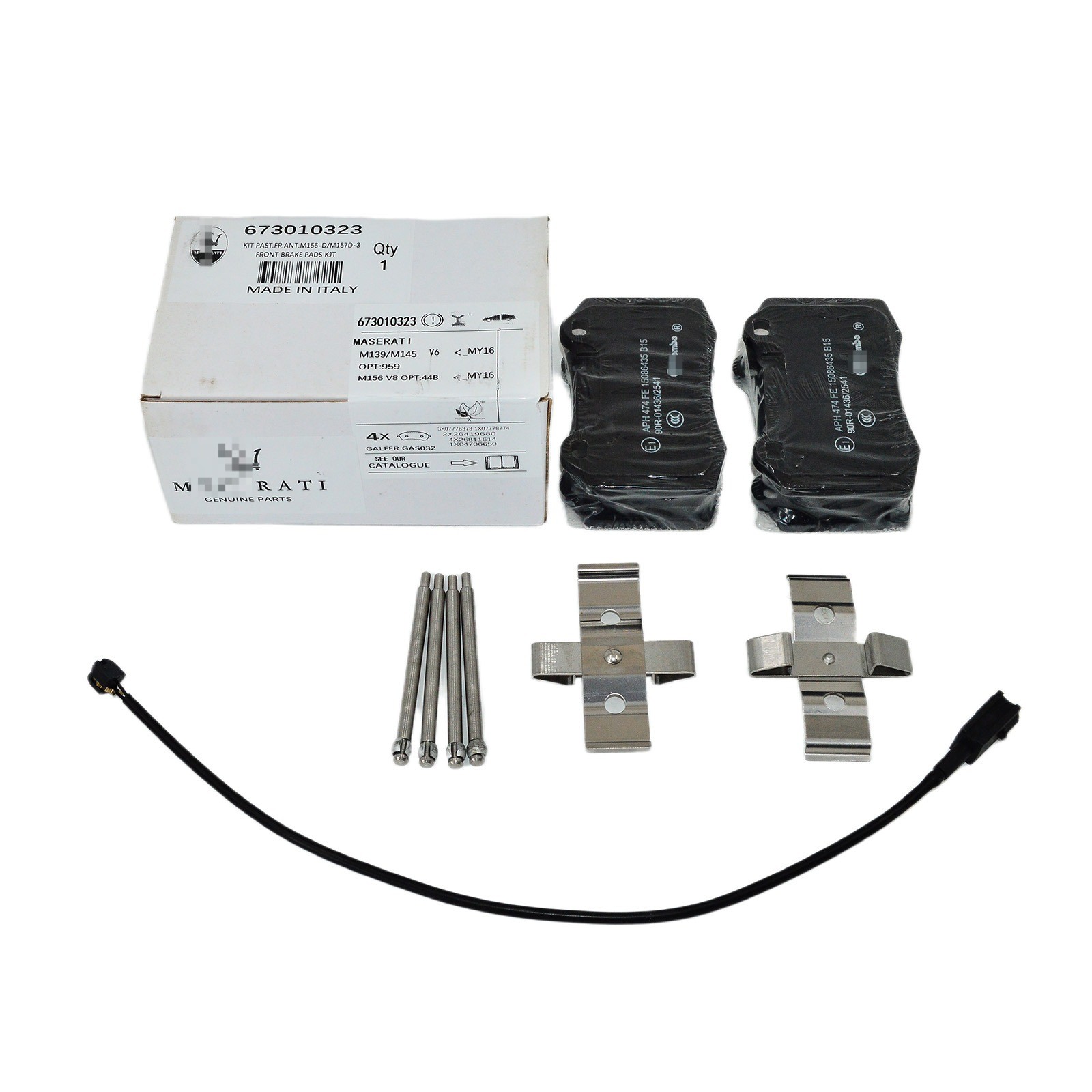 Maserati Quattroporte 2007-2012 Rear Brake pad kits Set P/N 673010323