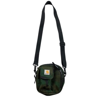 Carhartt WIP Crossbody Bag Men Small Essentials Camouflage Green Shoulder Pouch