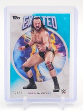 DREW MCINTYRE 2025 TOPPS WWE EXALTED AQUA BORDER #94 /99 RAW Q2277