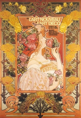 13773.Decor Poster.Home Interior design.Wall Art.Vintage l Art Nouveau French