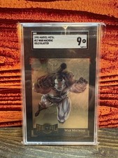 1995 Marvel Metal #17 War Machine Gold Blaster SGC 9 (7648712)