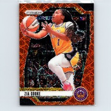 2024 Panini Prizm WNBA Zia Cooke #46 Orange Velocity Prizms Los Angeles Sparks